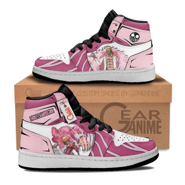 Donquixote Doflamingo Kids Shoes Personalized Kid Sneakers Gear Anime