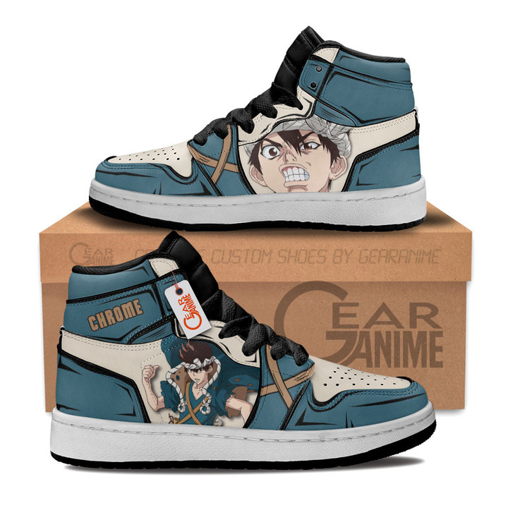 Chrome Kids Shoes Personalized Kid Sneakers Gear Anime