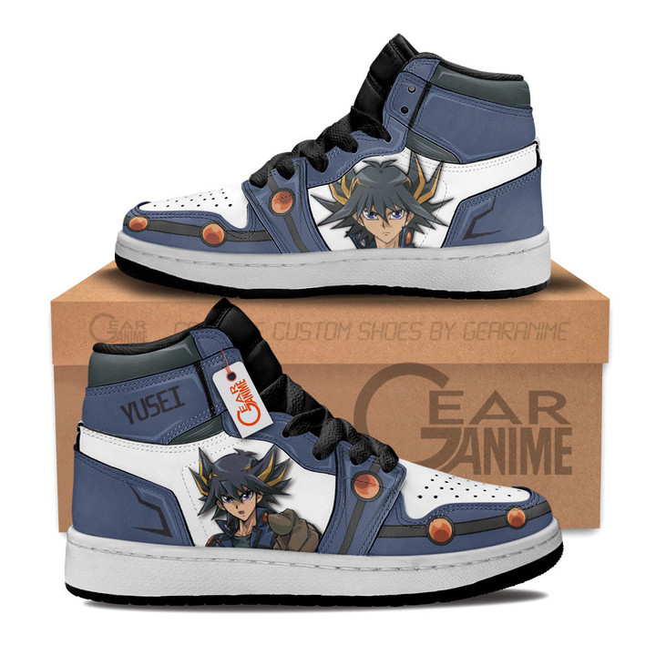 Yusei Fudo Kids Shoes Custom Kid Sneakers Gear Anime