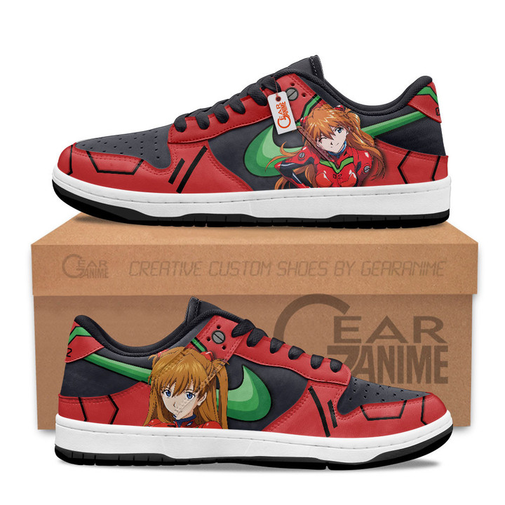 Asuka Langley Soryu SB Sneakers Custom ShoesGear Anime