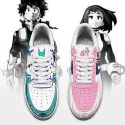 Uraraka and Deku Air Sneakers Custom Anime My Hero Academia Shoes - 4 - GearAnime