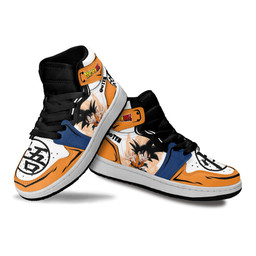Goten Kids Sneakers Custom Anime Dragon Ball Kids Shoes - 2 - GearAnime