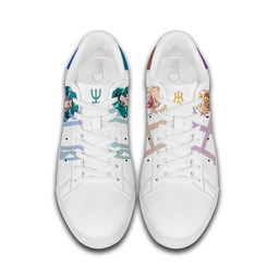 Sailor Neptune And Sailor Uranus Skate Sneakers Custom Anime Sailor Moon Shoes - 4 - GearAnime