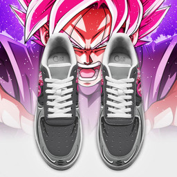 Goku Black Rose Air Sneakers Custom Anime Dragon Ball Shoes - 4 - GearAnime