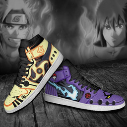 Uzumaki Bijuu and Sasuke Susanoo Sneakers Custom Anime Shoes - 3 - GearAnime