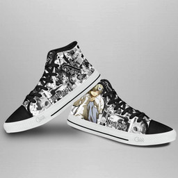 Death Note Nate River High Top Shoes Custom Manga Anime Sneakers - 3 - GearAnime