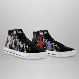 Kenpachi Bankai High Top Shoes Custom Bleach Anime Sneakers - 3 - GearAnime