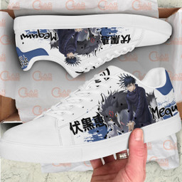 Megumi Fushiguro Skate Sneakers Custom Anime Jujutsu Kaisen Shoes - 2 - GearAnime