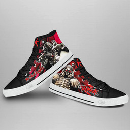 Berserk The Skull Knight High Top Shoes Custom Anime Sneakers - 3 - GearAnime