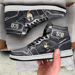 SAO Kirito Sneakers Custom Anime Sword Art Online Shoes - 4 - GearAnime