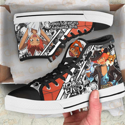 Wong Hau Pepelu Tivrusky IV Edward High Top Shoes Custom Manga Anime Cowboy Bebop Sneakers - 2 - GearAnime