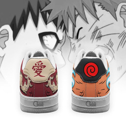Uzumaki and Gaara Air Sneakers Custom Jutsu Anime Shoes - 4 - GearAnime