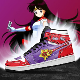 Sailor Mars Sneakers Custom Anime Sailor Moon Shoes - 4 - GearAnime