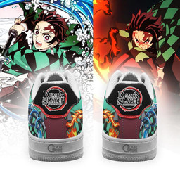 Tanjiro Breathing Air Sneakers Custom Anime Demon Slayer Shoes - 3 - GearAnime
