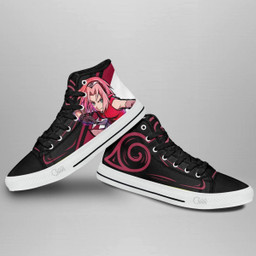 Haruno Sakura High Top Shoes Custom Anime Sneakers - 3 - GearAnime