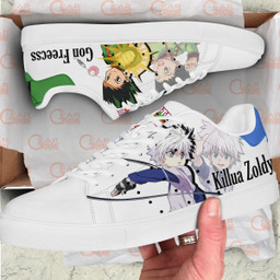 Hunter X Hunter Gon and Killua Skate Sneakers Custom Anime Shoes - 2 - GearAnime