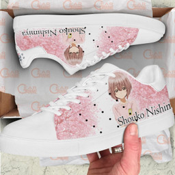 Shouko Nishimiya Skate Sneakers Custom Anime A Silent Voice Shoes - 2 - GearAnime