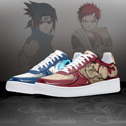 Sasuke and Gaara Air Sneakers Custom Jutsu Anime Shoes - 2 - GearAnime