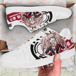 Junko Enoshima Skate Sneakers Custom Anime Danganronpa Shoes - 2 - GearAnime