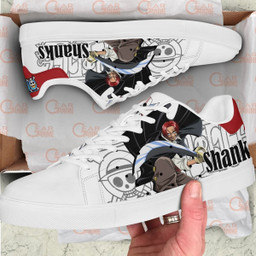 Shanks Skate Sneakers Custom Anime One Piece Shoes - 2 - GearAnime