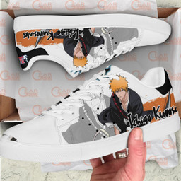 Ichigo Kurosaki Skate Sneakers Custom Anime Bleach Shoes - 2 - GearAnime