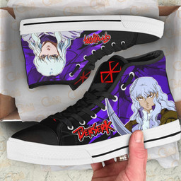 Berserk Griffith High Top Shoes Custom Anime Sneakers - 2 - GearAnime