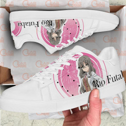 Rio Futaba Skate Sneakers Custom Anime Bunny Girl Senpai Shoes - 2 - GearAnime