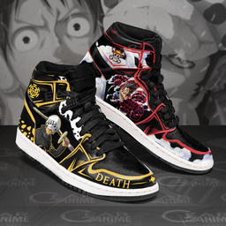 Luffy and Trafalgar Law Sneakers Custom One Piece Anime Shoes Friend Gifts - 2 - GearAnime