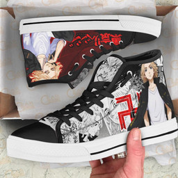 Manjiro Sano High Top Shoes Custom Manga Anime Tokyo Revengers Sneakers - 2 - GearAnime