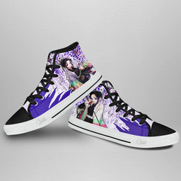 Demon Slayer Shinobu Kocho High Top Shoes Custom Anime Sneakers Wisteria Style - 3 - GearAnime