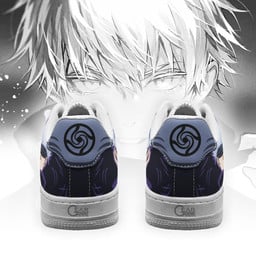 Satoru Gojo Air Sneakers Custom Anime Jujutsu Kaisen Shoes - 4 - GearAnime