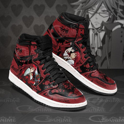 Grell Sutcliff Sneakers Custom Anime Black Butler Shoes - 2 - GearAnime