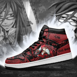 Grell Sutcliff Sneakers Custom Anime Black Butler Shoes - 3 - GearAnime