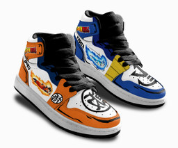 Goku and Vegeta Fly Kids Sneakers Custom Anime Dragon Ball Kids Shoes - 2 - GearAnime