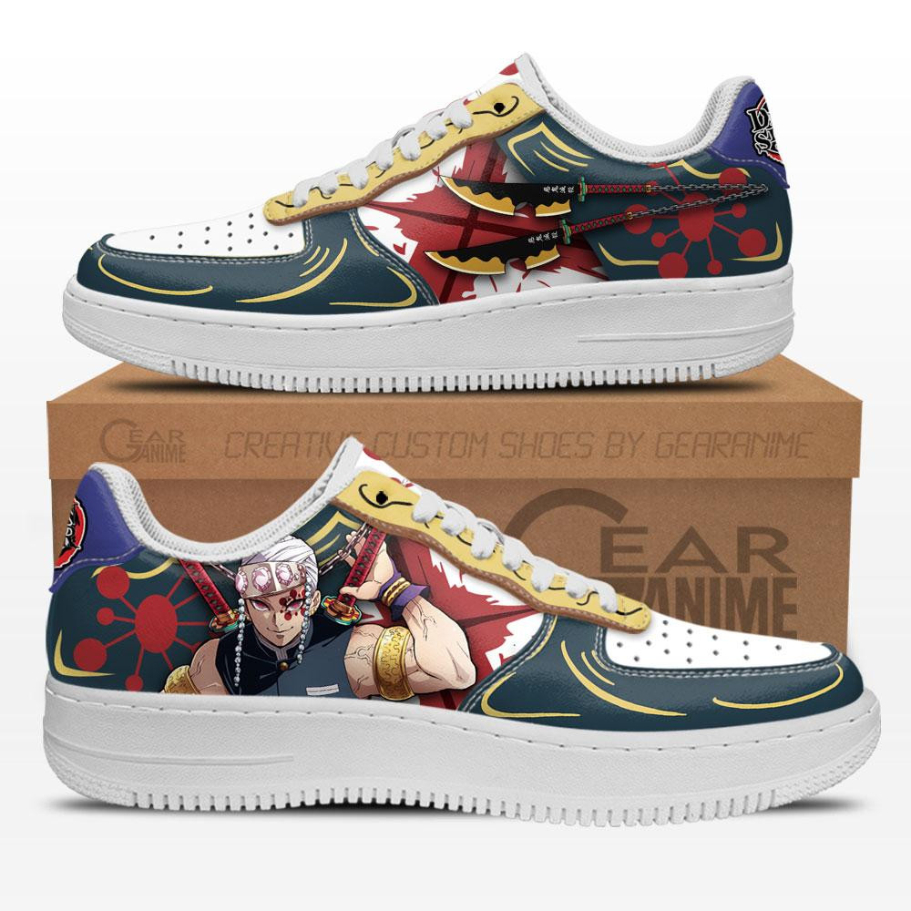 Demon Slayer Uzui Tengen Air Sneakers Custom Anime Shoes - 1 - GearAnime