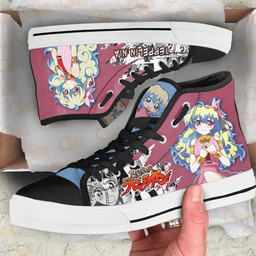 Teppelin Nia High Top Shoes Custom Manga Anime Tengen Toppa Gurren Lagann Sneakers - 2 - GearAnime