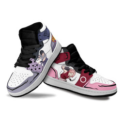 Sasuke Uchiha and Sakura Haruno Kids Sneakers Custom Anime NRT Kids Shoes - 2 - GearAnime