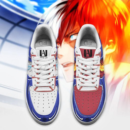 Shoto Todoroki Ice and Fire Air Sneakers Custom Anime My Hero Academia Shoes - 4 - GearAnime