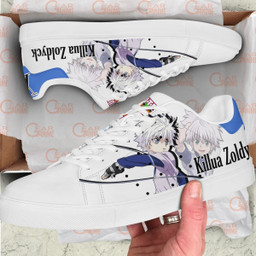 Hunter X Hunter Killua Zoldyck Skate Sneakers Custom Anime Shoes - 2 - GearAnime