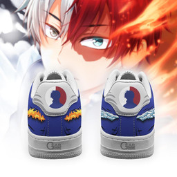 Shoto Todoroki Ice and Fire Air Sneakers Custom Anime My Hero Academia Shoes - 3 - GearAnime