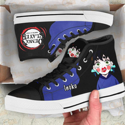 Demon Slayer Inosuke Inoko High Top Shoes Funny Custom Anime Sneakers - 2 - GearAnime
