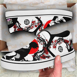 Shikamaru Slip On Sneakers Custom Japan Blossom Anime Shoes - 2 - GearAnime