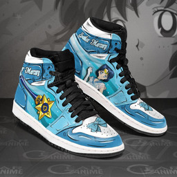 Sailor Mercury Sneakers Custom Anime Sailor Moon Shoes - 2 - GearAnime