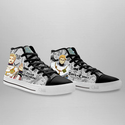 Julius Novachrono High Top Shoes Custom Black Clover Anime Sneakers - 3 - GearAnime