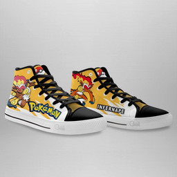 Pokemon Infernape High Top Shoes Custom Anime Sneakers - 4 - GearAnime
