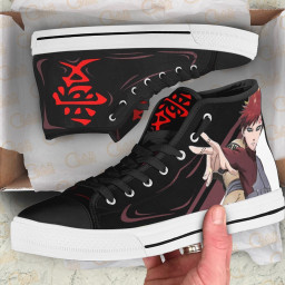 Gaara High Top Shoes Custom Anime Sneakers - 4 - GearAnime