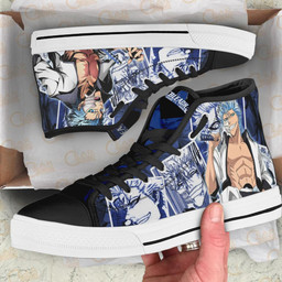 Jaegerjaquez Grimmjow High Top Shoes Custom Bleach Anime Sneakers - 2 - GearAnime