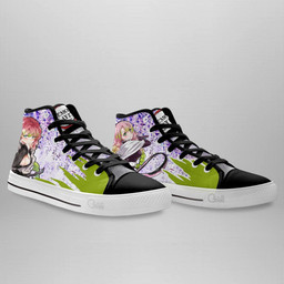 Demon Slayer Mitsuri Kanroji High Top Shoes Custom Anime Sneakers Wisteria Style - 3 - GearAnime
