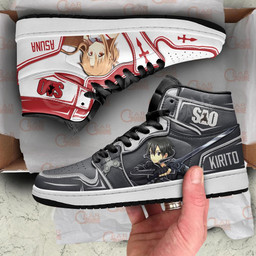 Kirito And Asuna Sneakers Custom Anime Sword Art Online Shoes - 2 - GearAnime