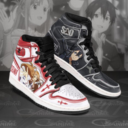 Kirito And Asuna Sneakers Custom Anime Sword Art Online Shoes - 3 - GearAnime